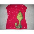 Grinch Tee Shirt Girls XXL (size 19) Red. Dr Su...