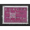 FINLAND 1963 EUROPA 40M PURPLE AND SEPIA SG 220...