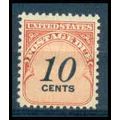 Used J97 10c Postage Due Barely Clears WA1532