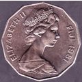 1981 Fiji 50 Cents Coin