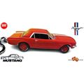 RARE KEYCHAIN 1964½ 65 RED FORD T5 MUSTANG CUST...