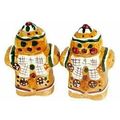 Holiday Gingerbread Salt & Pepper Shakers