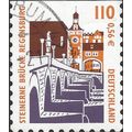 GERMANY, Stone bridge, Regensburg, orange 2001,...
