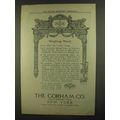 1911 Gorham Silverware Ad - Weighing Worth