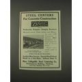 1910 Blaw Cole Co Maney Four-Wheel Scraper Ad