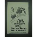 1976 March of Dimes Walkathon Ad - Make a Good Impression