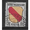 GERMAN STATES FRENCH ZONE 1945 ARMS 30pf BADEN ...