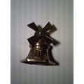 Figurine Windmill - props turn / bell Brass