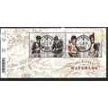 2015 Battle of Waterloo Mini Sheet with Barcode...