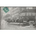 Inondations, Ivry sur Seine, Val de Marne, 1910...
