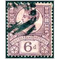 1887-1892 Queen Victoria Jubilee - 6d violet (a...