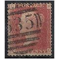 1858 SG43 1d Red Plate 94 Good/Fine Used Check ...
