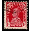 India 1937 King George VI 1A Used Stamp