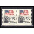1895a 20c U.S. Flag Very Fine MNH SG CNP Left 1...