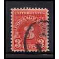 Used J82a 3c Postage Due Barely Clears K1443