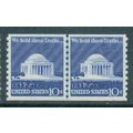 1520 10c Jefferson Memorial Fine MNH CLP B0982