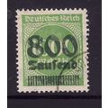 GERMANY 1923 800T on 1000M YELLOW GREEN SG 301 ...