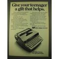 1970 Smith-Corona Electric Portable Typewriter Ad