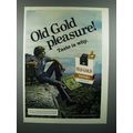1977 Old Gold Filters Cigarette Ad - Pleasure