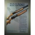 1986 Weatherby Shotguns Ad - Beauty and the Best