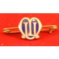 MU Mothers Union Pin Broach Lapel Badge Gilt & ...