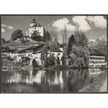 Städtli und Schloss Werdenberg bei Buchs im Rhe...