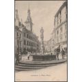 Place Palud, Lausanne, 1909 - CPA