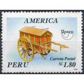 America, Postal Transport: 1.80s - Peru 1995 - ...
