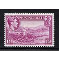 Montserrat KGVI 1938-48 1 1/2d Purple P13 SG103...