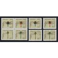 Germany Dragonflies 8v 1991 Def SG#2397-2404 MI...