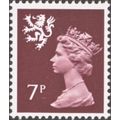 Great Britain QEII 1978 Scotland 7p Purple Brow...