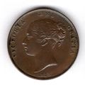 Great Britain. Victoria. Penny 1853 VF-EF. dy16383