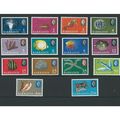 barbados stamps hm sg323 set less $5 marine sea...