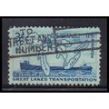 Used 1069 3c The Great Lakes Very Fine KA7712