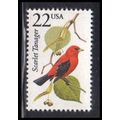 2306 22c Scarlet Tanager Fine MNH MA2838 (2)