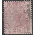 SG: 141,Plate 4 (LF) used 1876 Cat £ 85.00