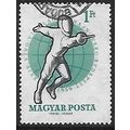 Mi 1606 A: 1 Ft. bi-coloured World Fencing Cham...