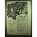 1939 Ovaltine Drink Ad - Exposed But Protected