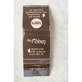 Matchbook Cover The Abbey - Todd's, Pleasantbur...