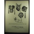 1955 A. Sulka Neckwear Ad - Sulka declares open...