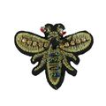 Rhinestone Bee Insect Sew On 5 cm x 4 cm Motif ...