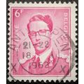 Stamp Belgium SG1462 1958 6Fr King Baudouin Used