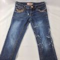 Squeeze Girls Size 7 Adjustable Waist Distresse...