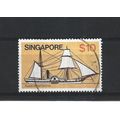 Singapore.SG376 $10 Braganza (paddle-steamer).F...