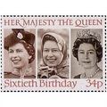Great Britain 1986 QEII 60th Birthday 34p Unmou...