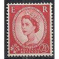 1957 SG565 2 1/2d Carmine-Red Wilding with Grap...
