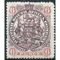 Rhodesia 1897 SG71 6d Dull Purple & Pink Mint N...