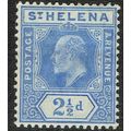 St Helena 1908 2½d Blue SG64 MM