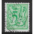 BELGIUM 1977 BELGIUM LION 5F GREEN SG 2470 FINE...