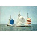 Yacht INTERNATIONAL DRAGON CLASS Postcard (J. A...